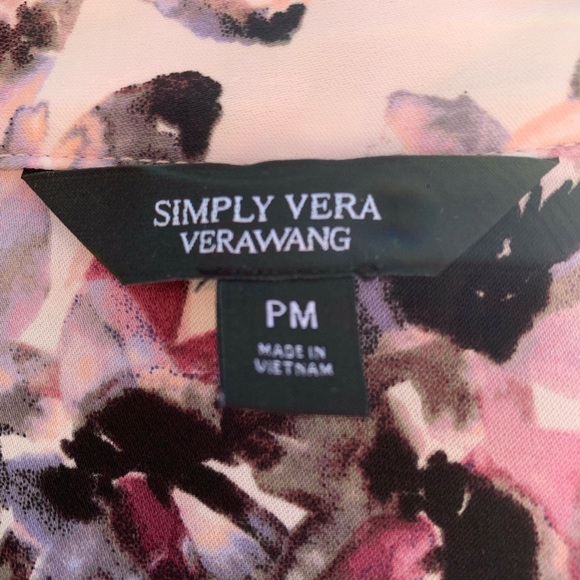 Vera Wang Floral Blouse - Picture 3 of 6